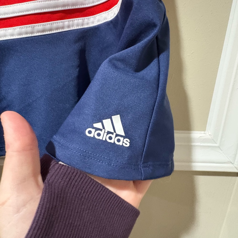 Adidas Kids Skort in Red and Blue - Picture 4 of 5